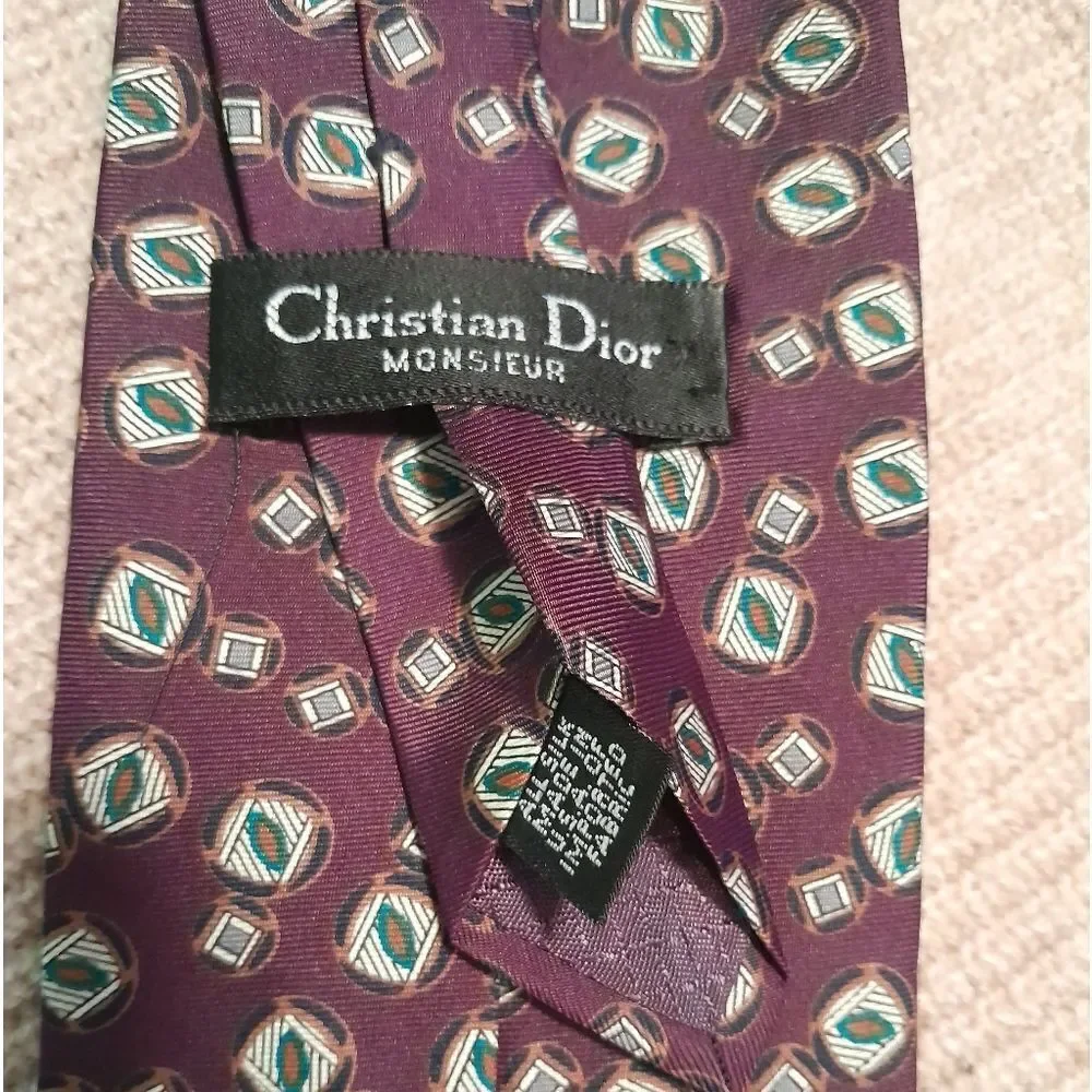 NWT Christian Dior Monsieur All Silk Tie Choose Any 3 Ties for $40